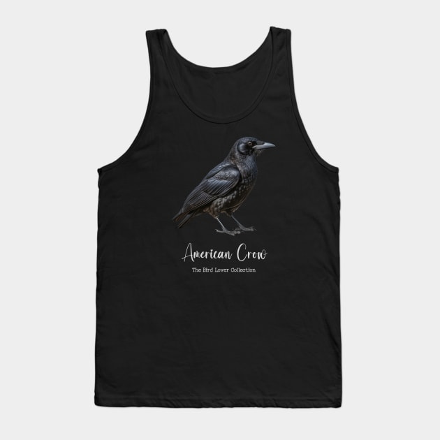 American Crow - The Bird Lover Collection Tank Top by goodoldvintage